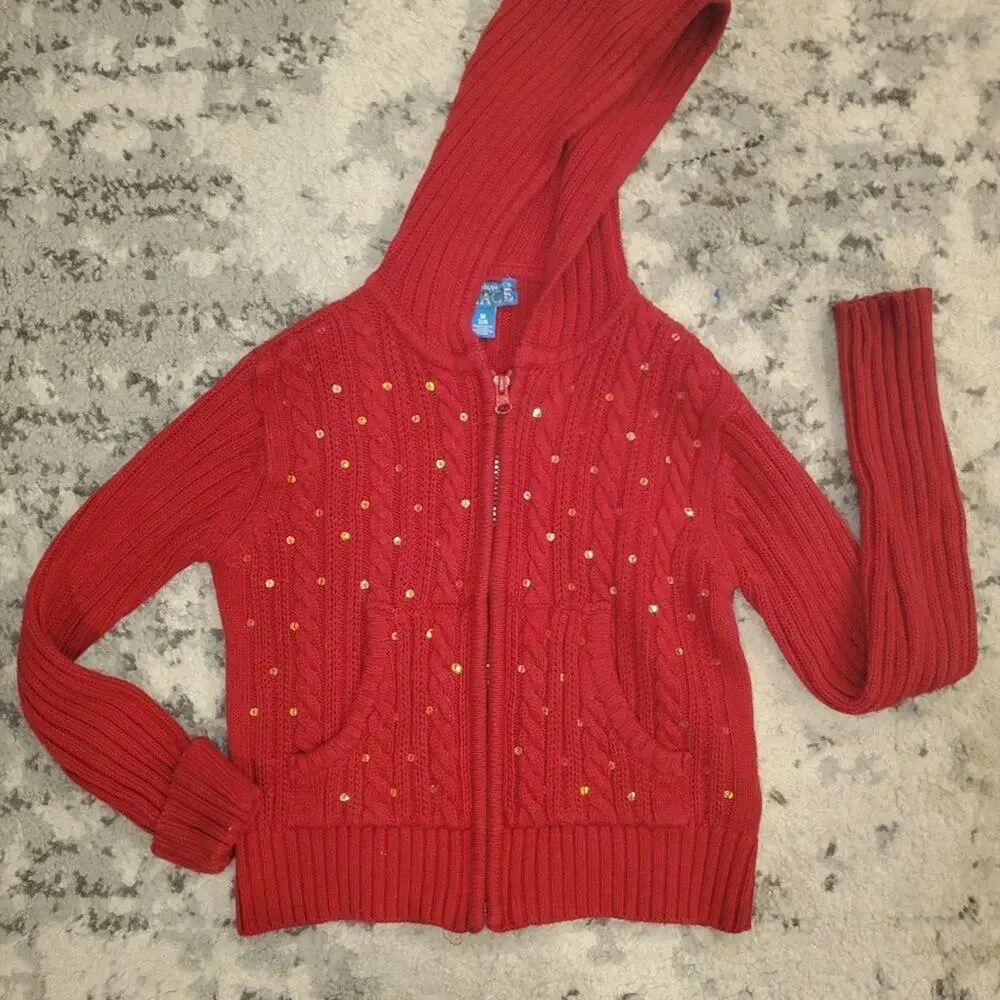 The Children's Place Knitted Red Sweater || M 7/8